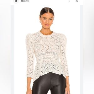 Veronica beard size 4 NTW lace top